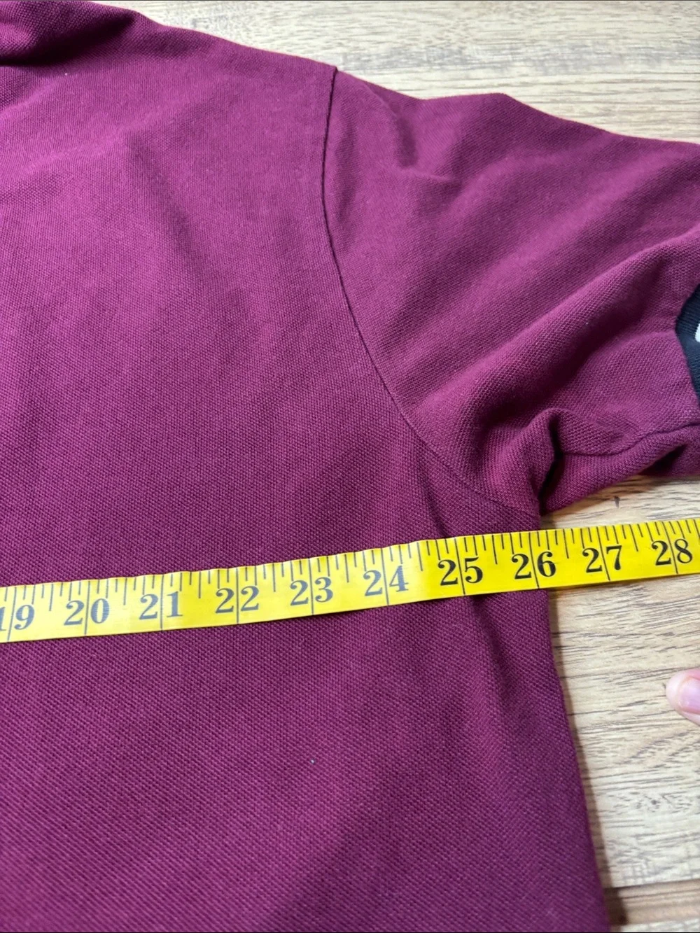 Ralph Lauren Men's Burgundy Polo with Big Pony and Embroidered Crest Size 1XB